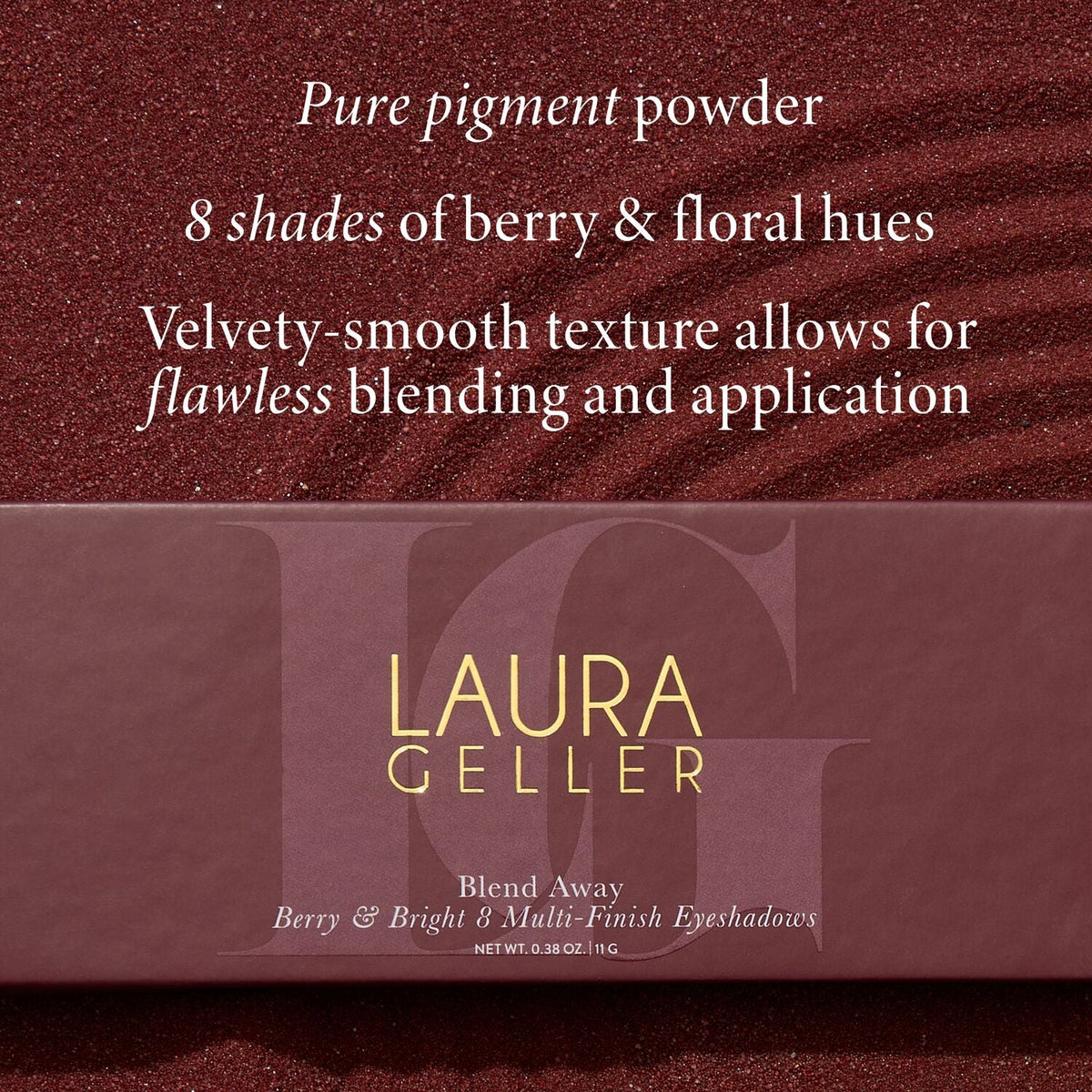 Blend Away Berry & Bright 8 Multi-Finish Eyeshadows